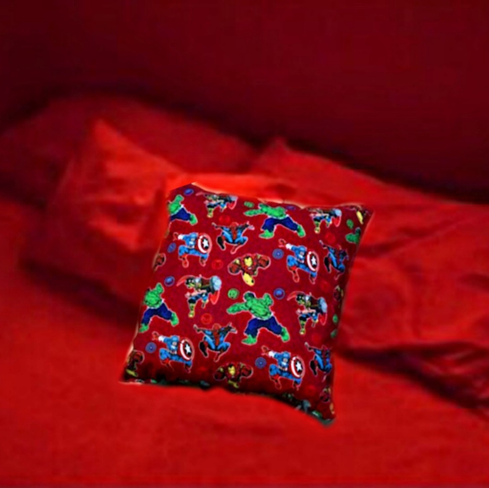 Avengers throw pillow